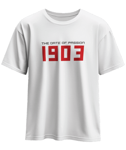 1903 Tutkunun Doğuşu Beyaz Regular Tişört