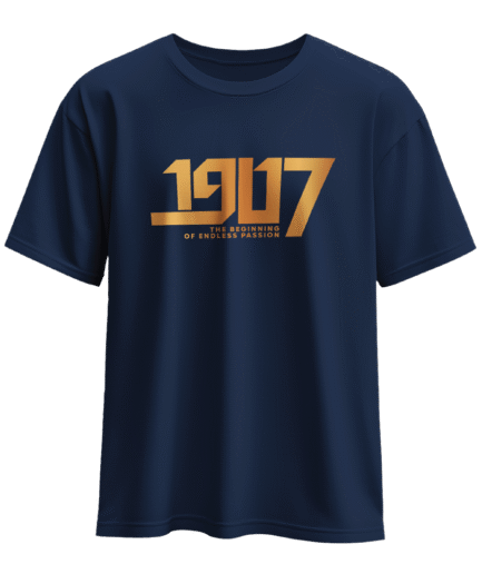 1907  Gold Carbon Lacivert Regular Tişört