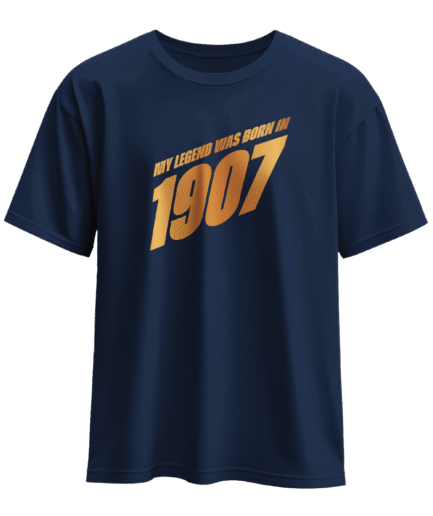 My Legend 1907  Gold Carbon Lacivert Regular Tişört