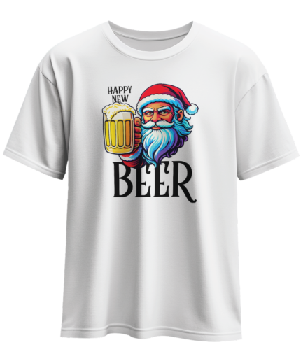 Happy New Beer Noel Baba Bira Bardaklı