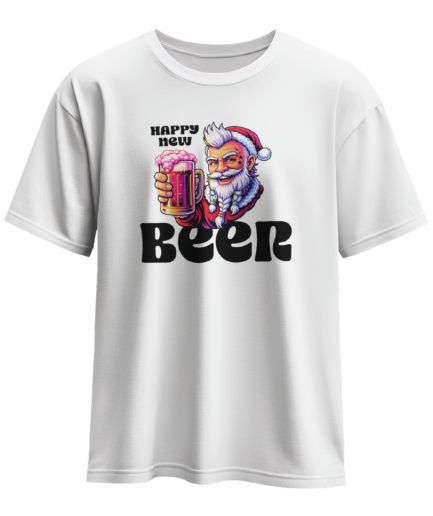 Happy New Beer İskoç Noel Baba Bira Bardaklı II